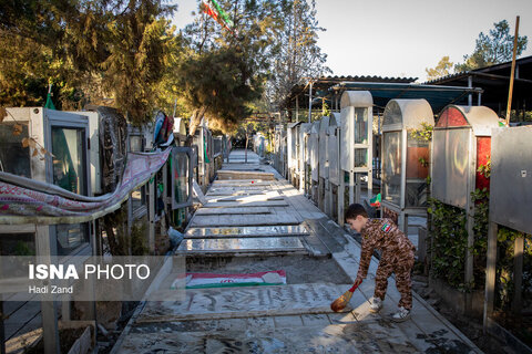 غبارروبی مزار شهدا