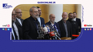 فیلم | تکذیب ارسال سلاح از ایران به لبنان توسط لاریجانی