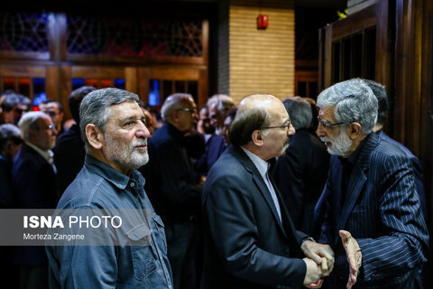 مراسم ختم مادر غلامعلی حدادعادل