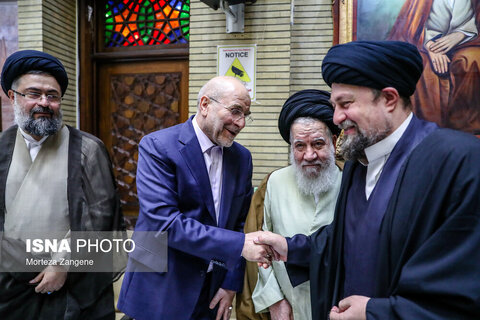 مراسم ختم مادر غلامعلی حدادعادل