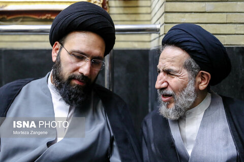 مراسم ختم مادر غلامعلی حدادعادل