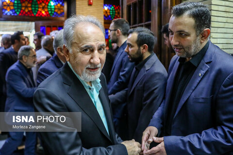 مراسم ختم مادر غلامعلی حدادعادل