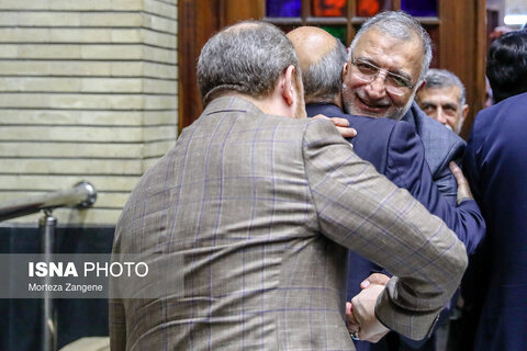 مراسم ختم مادر غلامعلی حدادعادل