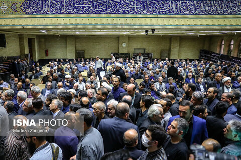 مراسم ختم مادر غلامعلی حدادعادل