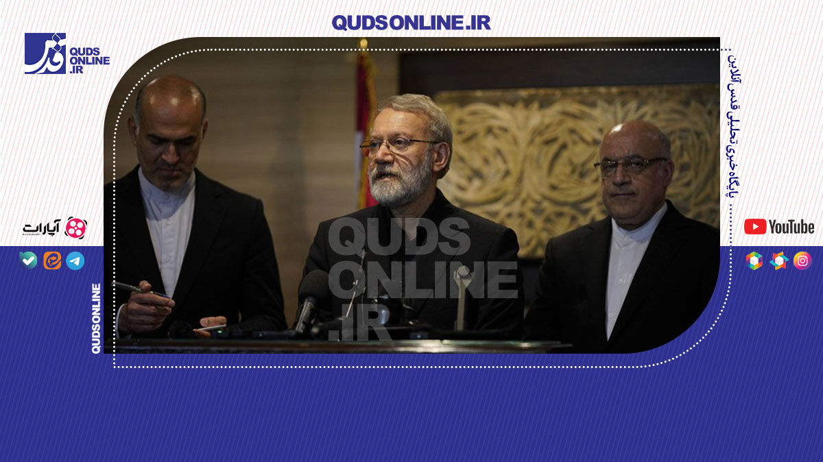 فیلم | واکنش لاریجانی به ادعای کمک مالی به حزب‌الله