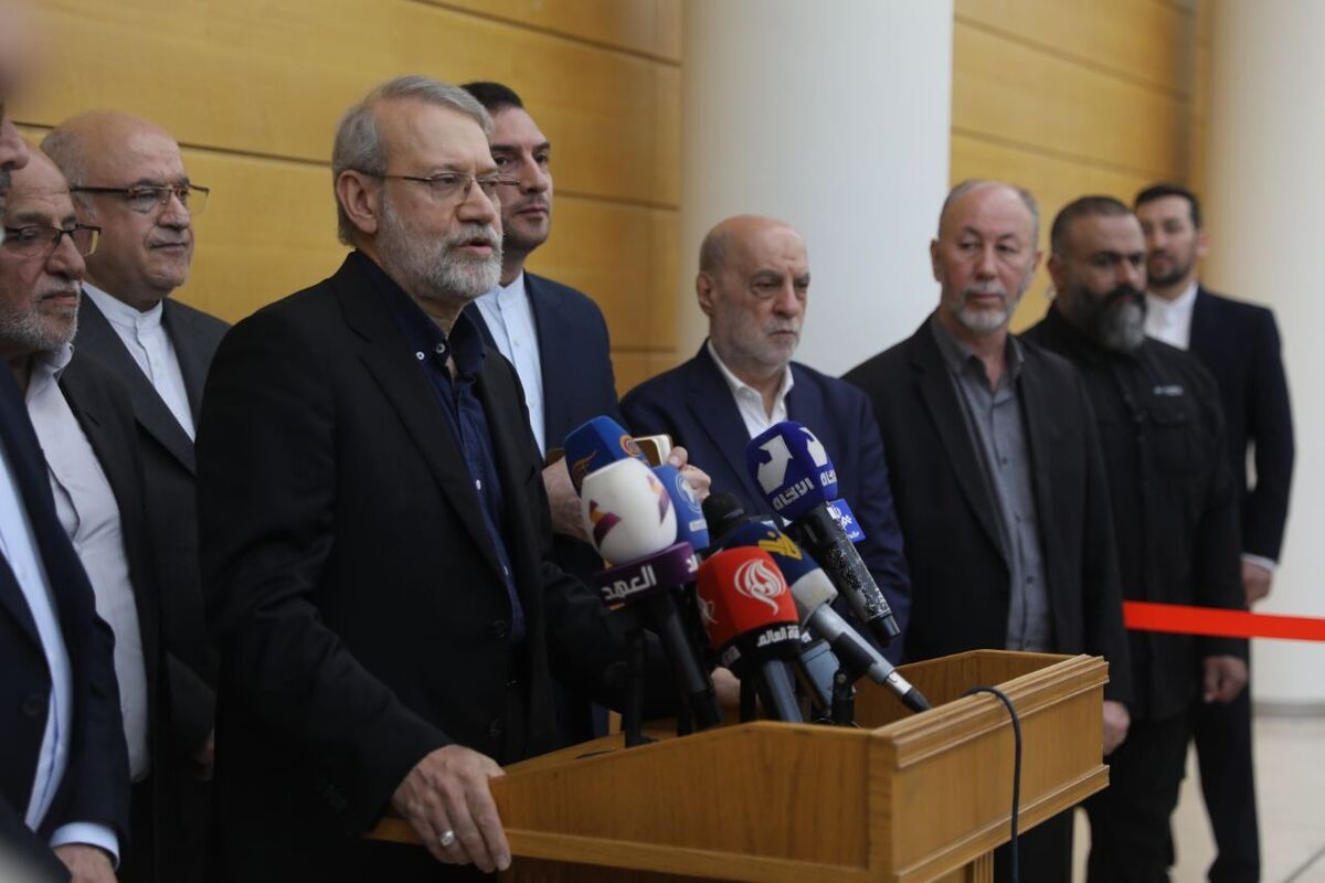 لاریجانی: برای همه شرایط آماده‌ایم/ لزومی ندارد آمریکا خود را قیم مردم لبنان بداند