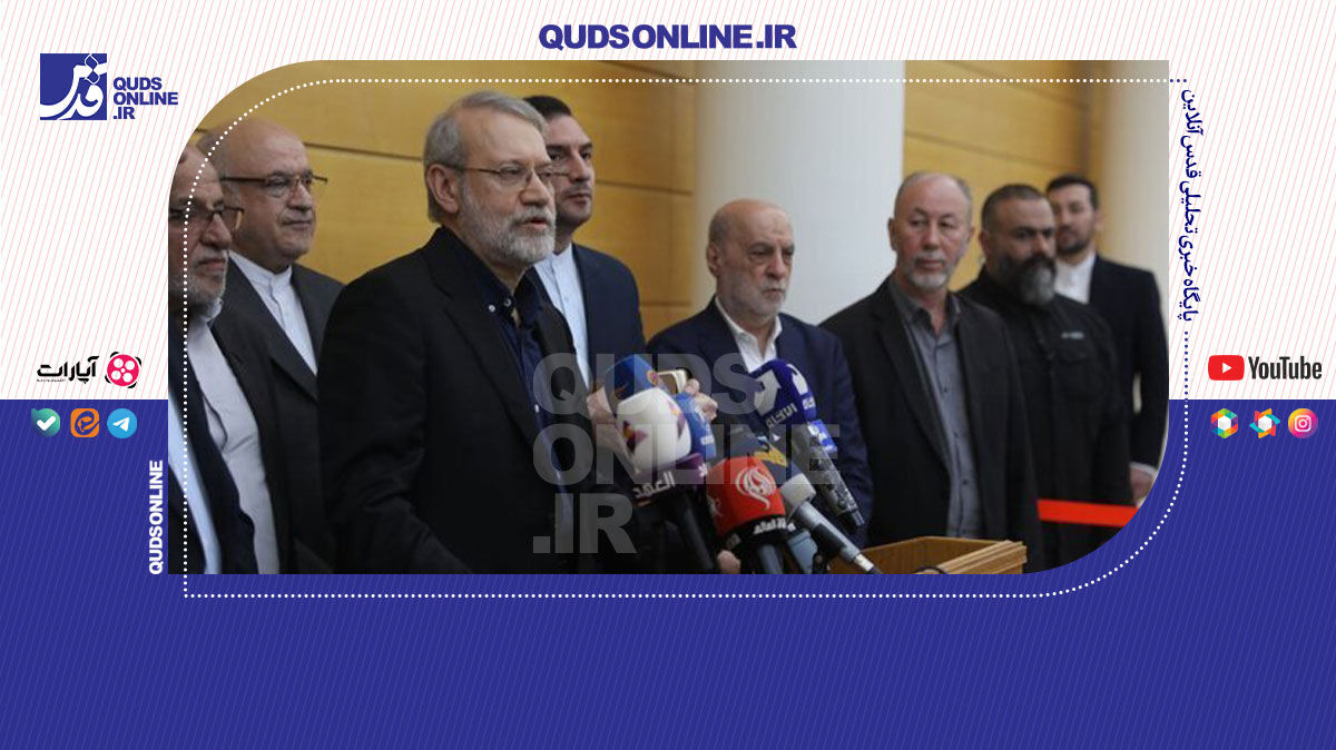 فیلم | تکذیب ارسال سلاح از ایران به لبنان توسط لاریجانی