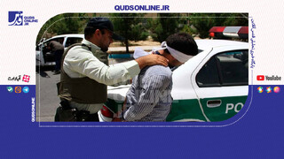 فیلم | پلیس قم شرور قمه‌کش را در صحنه جرم زمین‌گیر کرد