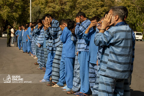 گزارش تصویری | دستگیری ۱۴۵ سارق و مالخر در طرح گسترده پلیس آگاهی