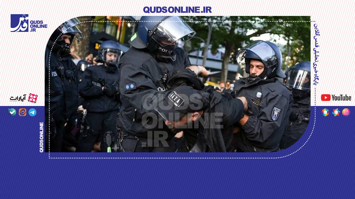 فیلم | برخورد خشونت‌آمیز پلیس آلمان با تظاهرات حامیان فلسطین در برلین