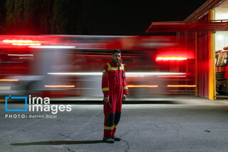 گزارش تصویری | آتش نشان؛ نماد ایثار