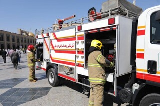 آتش نشانان، نگهبانانی همیشه بیدار و پاسداران امنیت حرم مطهر رضوی