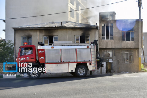 گزارش تصویری | آتش نشان ؛ نماد ایثار