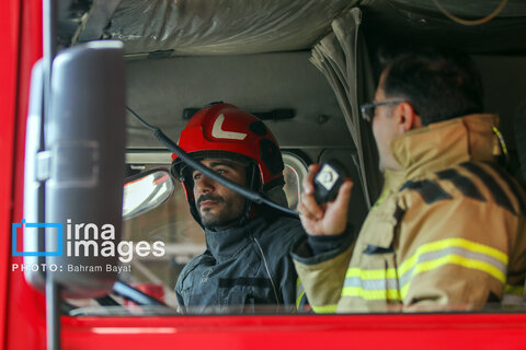 گزارش تصویری | آتش نشان ؛ نماد ایثار