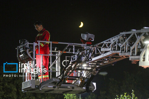 گزارش تصویری | آتش نشان ؛ نماد ایثار