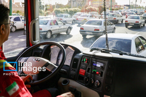 گزارش تصویری | آتش نشان ؛ نماد ایثار