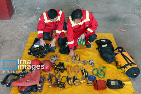 گزارش تصویری | آتش نشان ؛ نماد ایثار