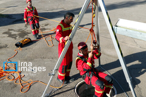گزارش تصویری | آتش نشان ؛ نماد ایثار