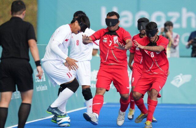 رقابت های جام ملت های فوتبال نابینایان _ هند/ فینالیست شدن فوتبال نابینایان ایران با شکست ایتالیا