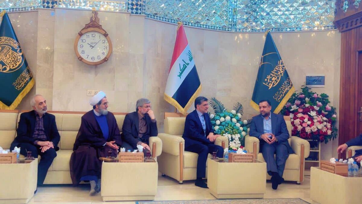 قائم مقام تولیت آستان قدس رضوی با رئیس دیوان وقف شیعی عراق دیدار کرد