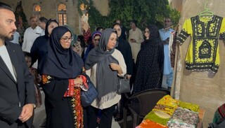 از سوزن‌دوزی بلوچی تا جاذبه‌های دریایی؛ نمایشگاه گردشگری چابهار افتتاح شد