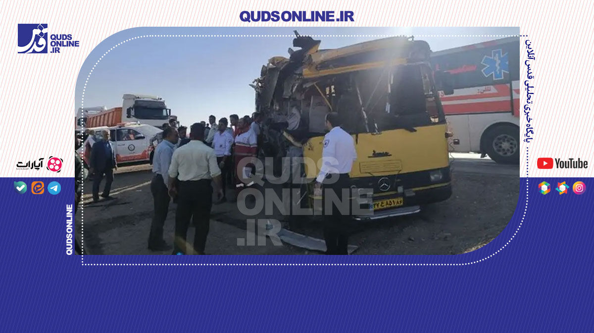 فیلم | اولین تصاویر دانشجویان مصدوم تصادف اتوبوس محور سمنان-سرخه