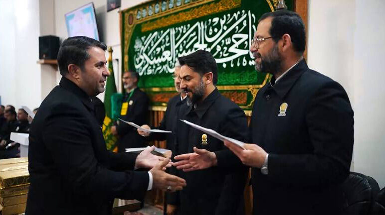 تقدیر از خادمان بخش «زلال رضوان» حرم مطهر رضوی