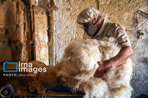 گزارش تصویری | مشاغل فراموش شده؛ «نمد مالی»