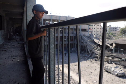 تصاویری از شهر غزه در بحبوحه تشدید حملات رژیم صهیونیستی