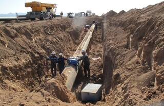 عملیات ایمن سازی خط لوله انتقال گاز سرخس- نکا پایان یافت