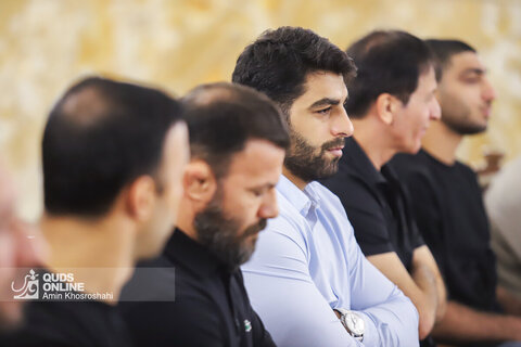 گزارش تصویری | دیدار اعضای تیم‌های ملی کشتی آزاد و فرنگی با تولیت آستان قدس رضوی