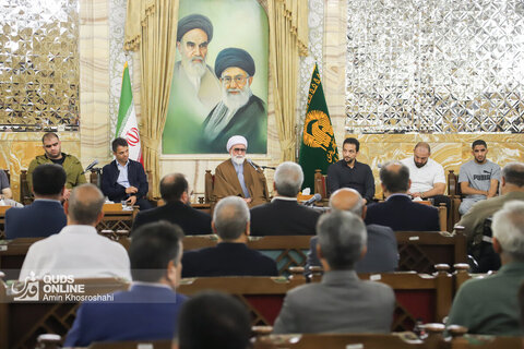 گزارش تصویری | دیدار اعضای تیم‌های ملی کشتی آزاد و فرنگی با تولیت آستان قدس رضوی