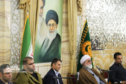 گزارش تصویری | دیدار اعضای تیم‌های ملی کشتی آزاد و فرنگی با تولیت آستان قدس رضوی