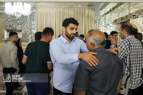 گزارش تصویری | دیدار اعضای تیم‌های ملی کشتی آزاد و فرنگی با تولیت آستان قدس رضوی