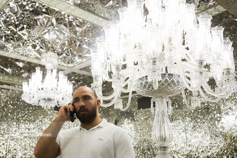 گزارش تصویری | دیدار اعضای تیم‌های ملی کشتی آزاد و فرنگی با تولیت آستان قدس رضوی