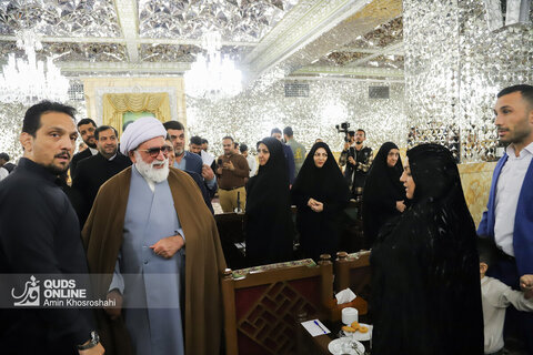 گزارش تصویری | دیدار اعضای تیم‌های ملی کشتی آزاد و فرنگی با تولیت آستان قدس رضوی