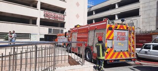 مهار آتش‌سوزی در یکی از مراکز تجاری منطقه سپاد