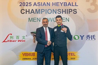 کسب نخستین مدال نقره تاریخ هی‌بال ایران