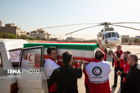 گزارش تصویری | تشییع پیکر شهدای خلبان سانحه هوایی اشترانکوه