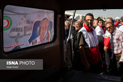 گزارش تصویری | تشییع پیکر شهدای خلبان سانحه هوایی اشترانکوه