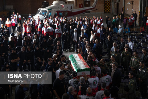گزارش تصویری | تشییع پیکر شهدای خلبان سانحه هوایی اشترانکوه