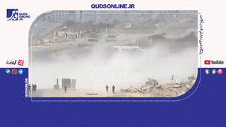 فیلم | حمله تانک‌های اسرائیلی به آوارگان فلسطینی