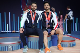 جوانان ایران بالاتر از قهرمانان المپیک؛ معینی با رکوردشکنی طلایی شد/ عالی‌پور نقره گرفت