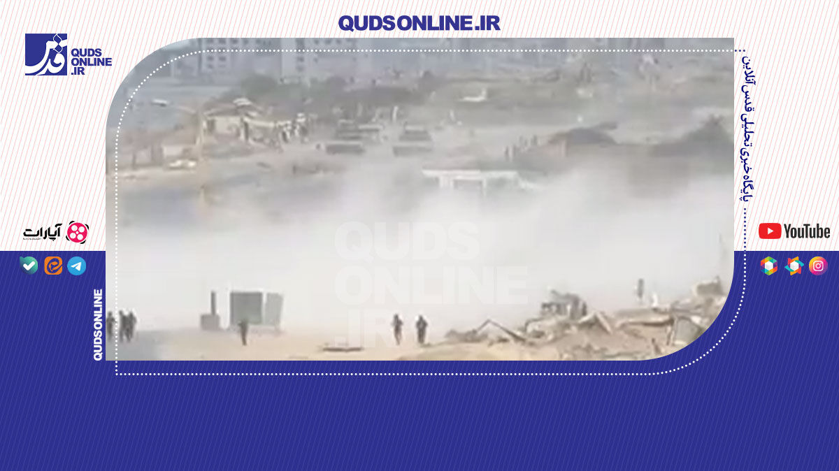 فیلم | حمله تانک‌های اسرائیلی به آوارگان فلسطینی