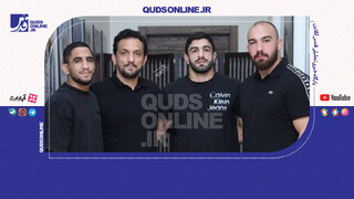 فیلم | ادای احترام قهرمانان کشتی به مادر شهید زین الدین در افتتاحیه فیلم سینمایی «مجنون»