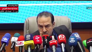عذرخواهی و توضیحات معاون وزیر بهداشت در خصوص حاشیه های نشست خبری امروزش+ ویدئو