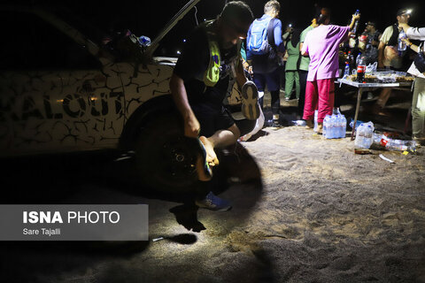 سومین ماراتن شب‌بیابان جهانی لوت در شهداد کرمان‌