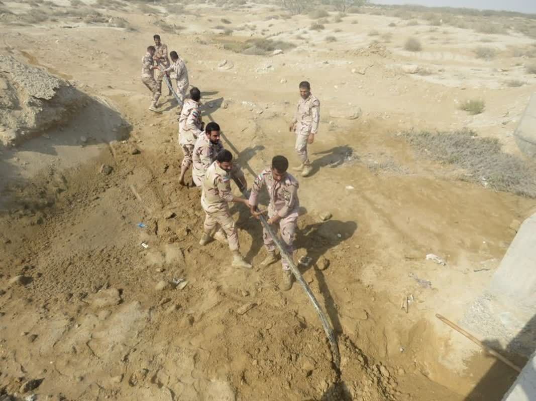 لو رفتن لوله کشی سه کیلومتری قاچاقچیان سوخت در میناب