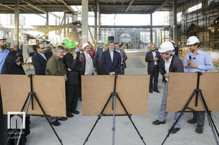 بازدید اعضای هیئت امنای حرم مطهر رضوی از پروژه‌های عمرانی حرم امام رضا(ع)