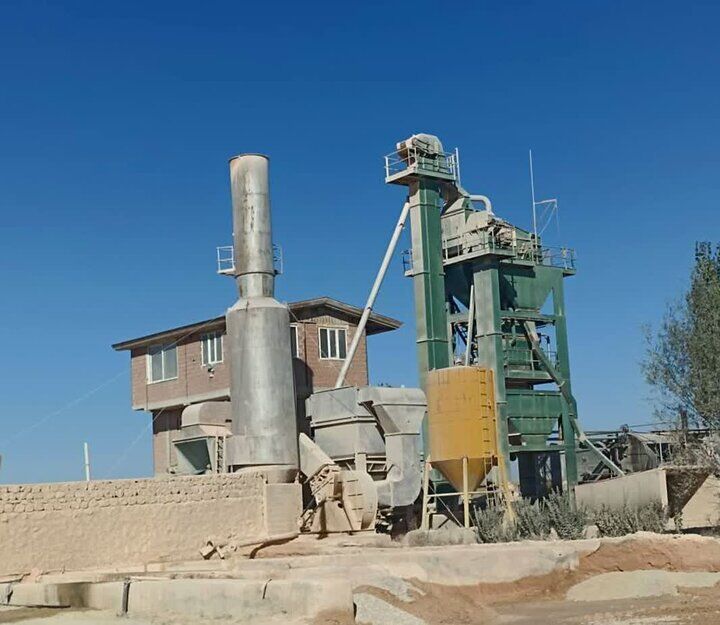 فعالیت کارخانه آسفالت شهرداری نمین متوقف شد